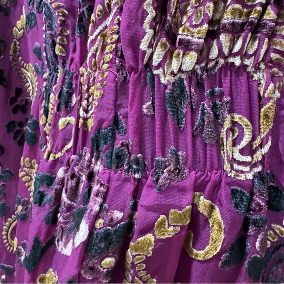 NWT Piper & Scoot The Albie Burnout Velvet Dress in Purple Women's XXL Purple - Picture 16 of 16
